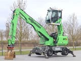 2019 Sennebogen 817E wheel excavator side view