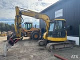 2008 Komatsu PC78US crawler excavator, side view