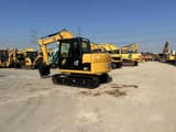 2018 Caterpillar 307D crawler excavator, rear three-quarter view