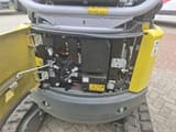 2022 Wacker Neuson EZ17E mini excavator rear compartment view
