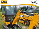 2022 JCB 19C-1 crawler excavator front three-quarter view