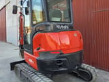 2021 Kubota U36-4 mini excavator, front three-quarter view