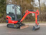 2015 Kubota KX016-4 mini excavator, side view