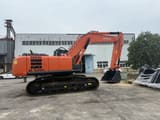 2025 Hitachi ZAXIS350H crawler excavator, side profile view