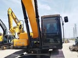 Hyundai R220-9S crawler excavator, front view