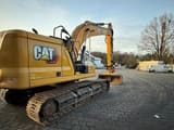 2020 Caterpillar 320-07C crawler excavator, rear three-quarter view