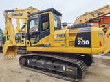 2023 Komatsu PC200 crawler excavator side view