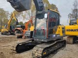 2021 Volvo EC140 crawler excavator, front three-quarter view
