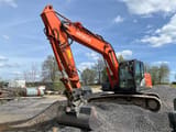 2014 Hitachi 180 LCN crawler excavator, side view