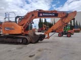 2014 Doosan DX235LCR crawler excavator, side profile view