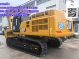 2022 Caterpillar 349D2 crawler excavator, rear three-quarter view