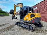 XCMG XE80E crawler excavator, rear three-quarter view