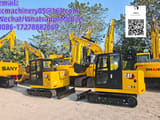 2026 Caterpillar 305.5 mini excavator, front three-quarter view