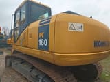 2025 Komatsu PC160 crawler excavator rear three-quarter view