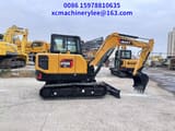 2024 Sany SY55U mini excavator, side view