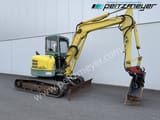 1999 Yanmar VIO50V mini excavator, side view