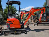 2022 Kubota U17-3α mini excavator, side profile view