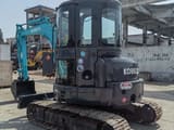 2020 Kobelco SK55SR-5 mini excavator, rear three-quarter view