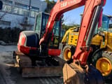 2021 Kubota KX155-5 mini excavator, front three-quarter view