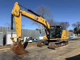 2020 Caterpillar 320GC crawler excavator side view