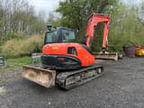 2019 Kubota KX080-4 crawler excavator, rear three-quarter view