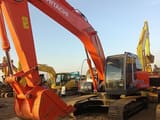 Hitachi ZX240 crawler excavator, front three-quarter view