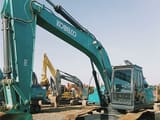 2019 Kobelco SK210 crawler excavator, side profile view