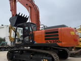 2024 Hitachi ZAXIS 350H crawler excavator, rear three-quarter view