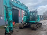 2020 Kobelco SK 230 SR LC-5 E crawler excavator, front three-quarter view