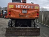 2008 Hitachi ZX170W-3 wheel excavator, rear view