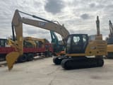 2023 Caterpillar 320GC crawler excavator, side profile view