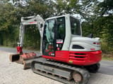 2017 Takeuchi TB290 mini excavator, rear three-quarter view