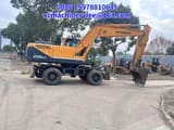 2022 Hyundai R210W-9 wheel excavator, side view