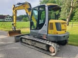 2021 Wacker Neuson ET90 mini excavator, rear three-quarter view