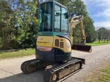 2013 Yanmar VIO25-4 mini excavator, front three-quarter view