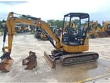 2020 Caterpillar 303.5ECR crawler excavator side view
