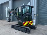 2024 Kobelco SK28SR-7 mini excavator, rear three-quarter view
