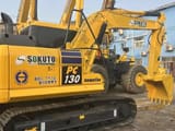 2019 Komatsu PC130 crawler excavator side view