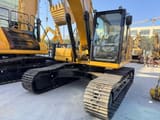 2023 Caterpillar 330GC crawler excavator, front three-quarter view
