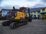 2023 Volvo ECR145EL crawler excavator, rear three-quarter view