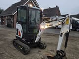 2020 Bobcat E17 mini excavator, front three-quarter view