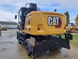 2021 Caterpillar MH3024 wheel excavator rear view