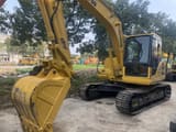 2016 Komatsu PC130-7 crawler excavator, front three-quarter view