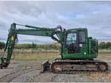 2018 Komatsu PC138US-11 crawler excavator, side profile view