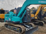 2020 Kobelco SK75 mini excavator, side view