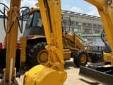 2022 Komatsu PC55 mini excavator boom and bucket detail