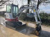 2020 Takeuchi TB225 mini excavator, side view