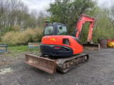 2019 Kubota KX080-4 crawler excavator, rear three-quarter view