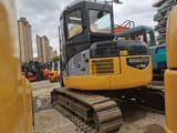 2013 Komatsu PC78US mini excavator rear three-quarter view