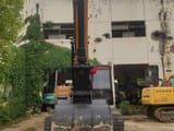 Sany 215C Crawler Excavator, front view of bucket and boom
